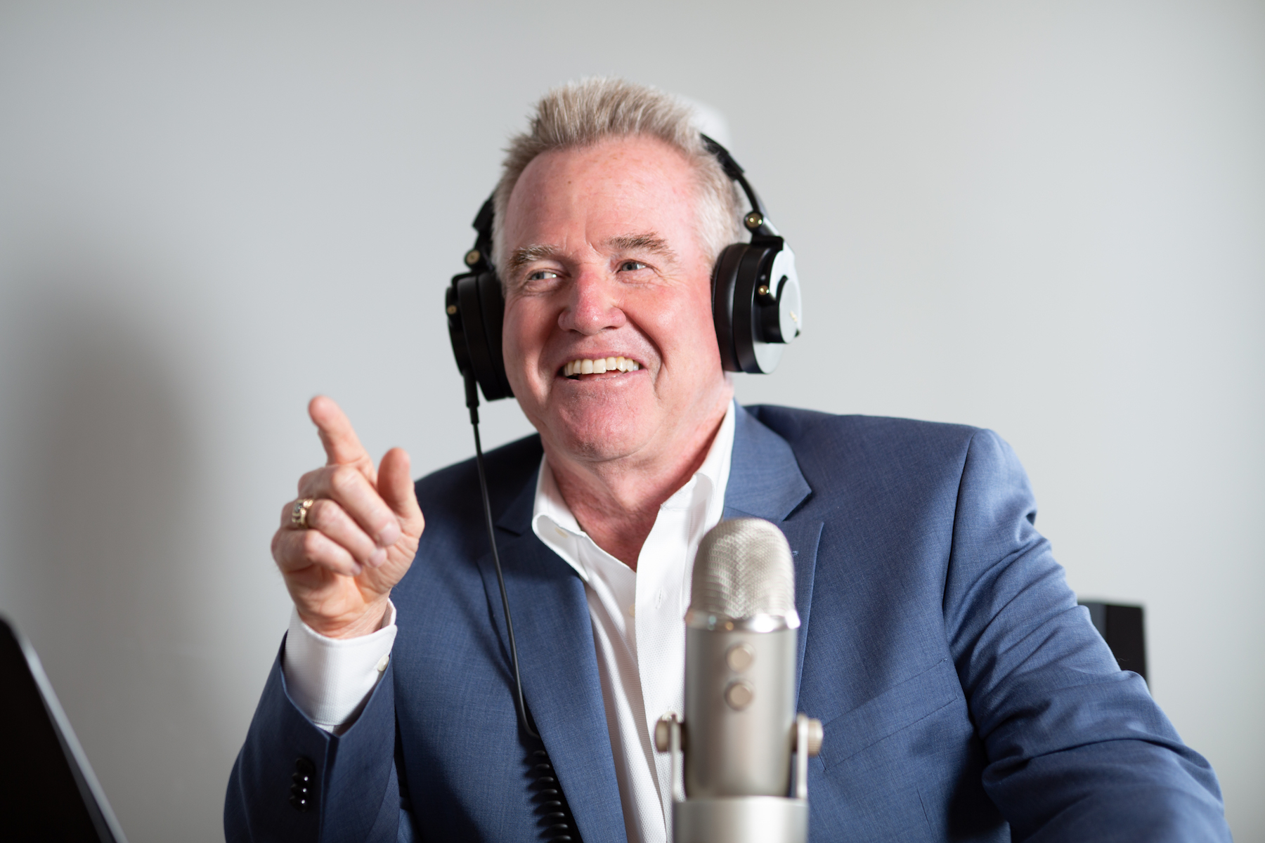 Greg Voisen podcasting